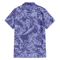 Tahiti Vareau Tiare Floral Hawaiian Shirt Monstera Palm Tropical Leaves - Polynesian Pride