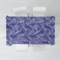 Tahiti Vareau Tiare Floral Tablecloth Monstera Palm Tropical Leaves - Polynesian Pride