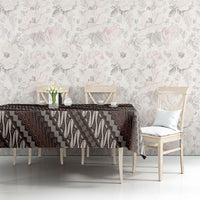Yogyakarta Parang Batik Motifs Tablecloth Indonesian Traditional Pattern