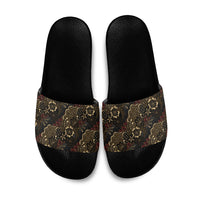 Batik Sekar Jagad Slide Sandals Indonesian Traditional Pattern