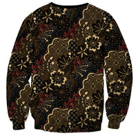 Batik Sekar Jagad Sweatshirt Indonesian Traditional Pattern