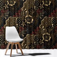 Batik Sekar Jagad Window Curtain Indonesian Traditional Pattern