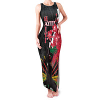 Personalised Ayiti Neg Marron Family Matching Tank Maxi Dress and Hawaiian Shirt Dashiki Mix Polynesian Pattern