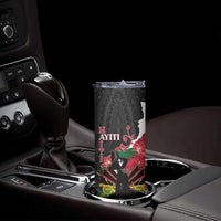 Personalised Ayiti Neg Marron Skinny Tumbler Dashiki Mix Polynesian Pattern