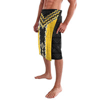 Yellow Niho Taniwha Mix Poutama Lavalava Unique Taniko Aotearoa