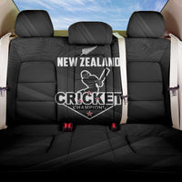 New Zealand Cricket Back Car Seat Cover Aotearoa Black Cap Come On