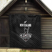 New Zealand Cricket Quilt Aotearoa Black Cap Come On
