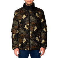 Javanese Batik Semen Padded Jacket Indonesian Traditional Pattern