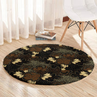 Javanese Batik Semen Round Carpet Indonesian Traditional Pattern LT01 - Polynesian Pride