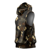 Javanese Batik Semen Sleeveless Hoodie Indonesian Traditional Pattern