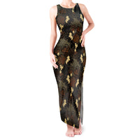 Javanese Batik Semen Tank Maxi Dress Indonesian Traditional Pattern LT01 Women Black - Polynesian Pride
