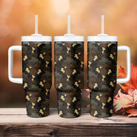 Javanese Batik Semen Tumbler With Handle Indonesian Traditional Pattern