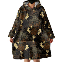 Javanese Batik Semen Wearable Blanket Hoodie Indonesian Traditional Pattern