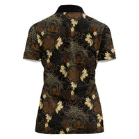Javanese Batik Semen Women Polo Shirt Indonesian Traditional Pattern