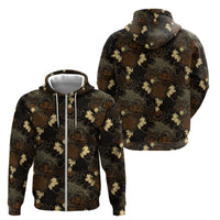 Javanese Batik Semen Zip Hoodie Indonesian Traditional Pattern LT01 - Polynesian Pride