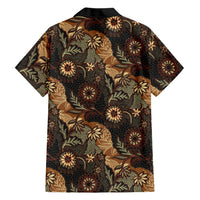 Batik Pedalaman Semen Lereng Style Family Matching Puletasi and Hawaiian Shirt Indonesian Traditional Pattern LT01 Dad's Shirt - Long Sleeve Black - Polynesian Pride