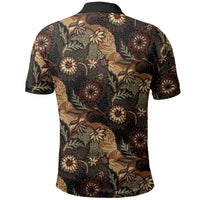 Batik Pedalaman Semen Lereng Style Polo Shirt Indonesian Traditional Pattern LT01 - Polynesian Pride