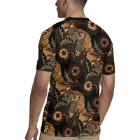 Batik Pedalaman Semen Lereng Style Rugby Jersey Indonesian Traditional Pattern