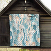 Hawaii Lei Seashells Starfish Quilt Fresh Summer Vibe - Polynesian Pride