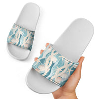 Hawaii Lei Seashells Starfish Slide Sandals Fresh Summer Vibe - Polynesian Pride