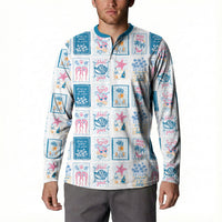 Hawaii Coastal Summer Postcard Button Sweatshirt LT01 - Polynesian Pride