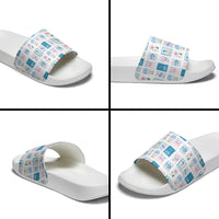 Hawaii Coastal Summer Postcard Slide Sandals LT01 - Polynesian Pride