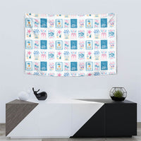 Hawaii Coastal Summer Postcard Tapestry LT01 - Polynesian Pride