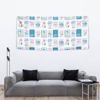 Hawaii Coastal Summer Postcard Tapestry LT01 - Polynesian Pride