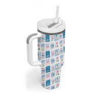 Hawaii Coastal Summer Postcard Tumbler With Handle LT01 - Polynesian Pride
