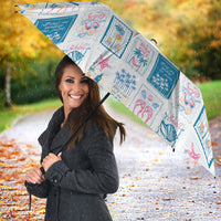 Hawaii Coastal Summer Postcard Umbrella LT01 - Polynesian Pride