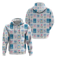 Hawaii Coastal Summer Postcard Zip Hoodie LT01 - Polynesian Pride