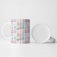 Aloha Summer Posters Grunge Textures Ceramic Mug LT01 - Polynesian Pride