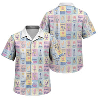 Aloha Summer Posters Grunge Textures Family Matching Puletasi and Hawaiian Shirt LT01 Son's Shirt Multicolor - Polynesian Pride