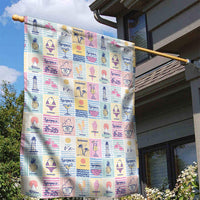 Aloha Summer Posters Grunge Textures Garden Flag LT01 - Polynesian Pride