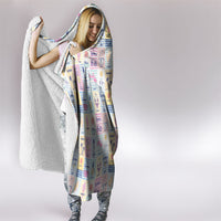 Aloha Summer Posters Grunge Textures Hooded Blanket LT01 - Polynesian Pride