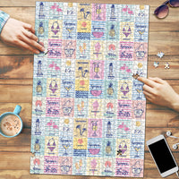 Aloha Summer Posters Grunge Textures Puzzle LT01 Multicolor - Polynesian Pride