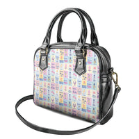 Aloha Summer Posters Grunge Textures Shoulder Handbag LT01 - Polynesian Pride