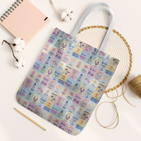 Aloha Summer Posters Grunge Textures Tote Bag LT01 White Strap One Size Multicolor - Polynesian Pride