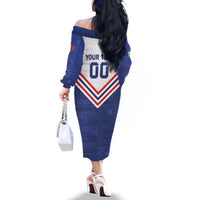 Custom Toa Samoa Rugby Family Matching Off The Shoulder Long Sleeve Dress and Hawaiian Shirt 1992-1993 Special Edition - Polynesian Pride