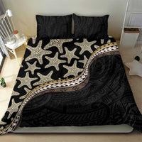 Beige Polynesian Starfish Unique Pattern Bedding Set