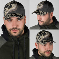 Beige Polynesian Starfish Unique Pattern Classic Cap