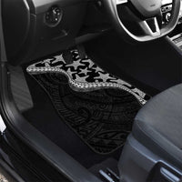 Monotone Polynesian Starfish Unique Pattern Car Mats