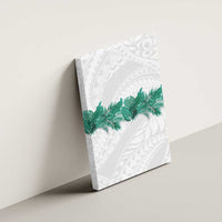 Hawaii Tropical Leaves Canvas Wall Art Polynesian Pattern