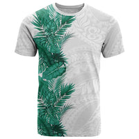 Hawaii Tropical Leaves T Shirt Polynesian Pattern