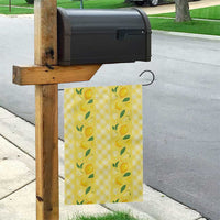 Hawaii Lemon Palaka Garden Flag Striped Stylized