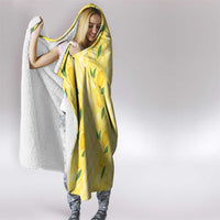 Hawaii Lemon Palaka Hooded Blanket Striped Stylized