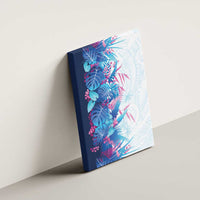 Hawaii Tropical Plant UliUli Canvas Wall Art Vibrant Polynesian Pattern
