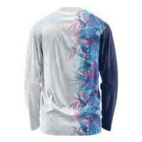 Hawaii Tropical Plant UliUli Long Sleeve Shirt Vibrant Polynesian Pattern