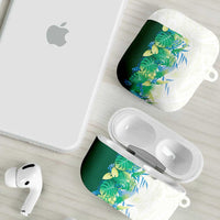 Hawaii Tropical Plant Omaomao AirPods Case Vibrant Polynesian Pattern