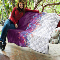 Hawaii Tropical Plant Poni Quilt Vibrant Polynesian Pattern